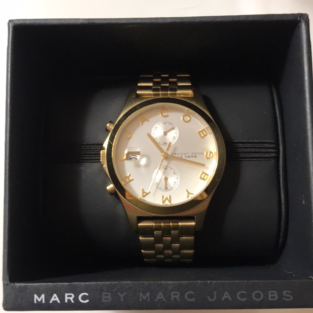 Marc jacobs gold watch